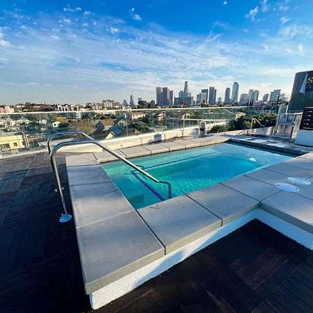 Downtown Los Angeles Skyline Balcony View Modern Penthouse Kültér fotó